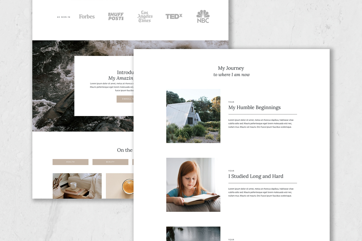Parker Kajabi Theme preview 6