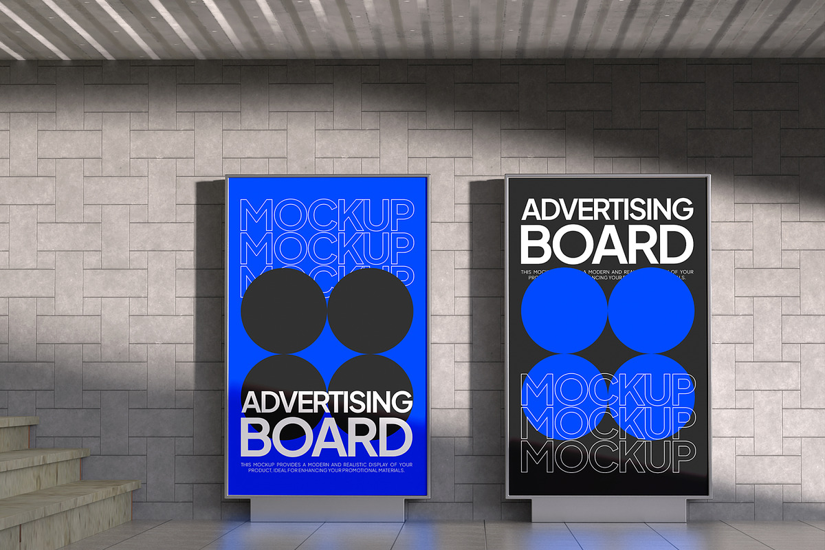 Advertising Board Mockup, an Advertising Mockup by Permadi Creative