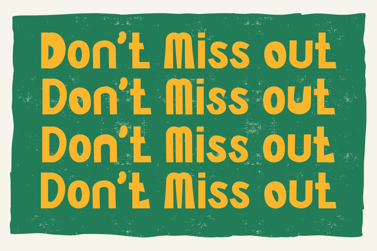 Coachelaz - Retro Font, a Sans Serif Font by Dhabee (Photo 10 of 12)