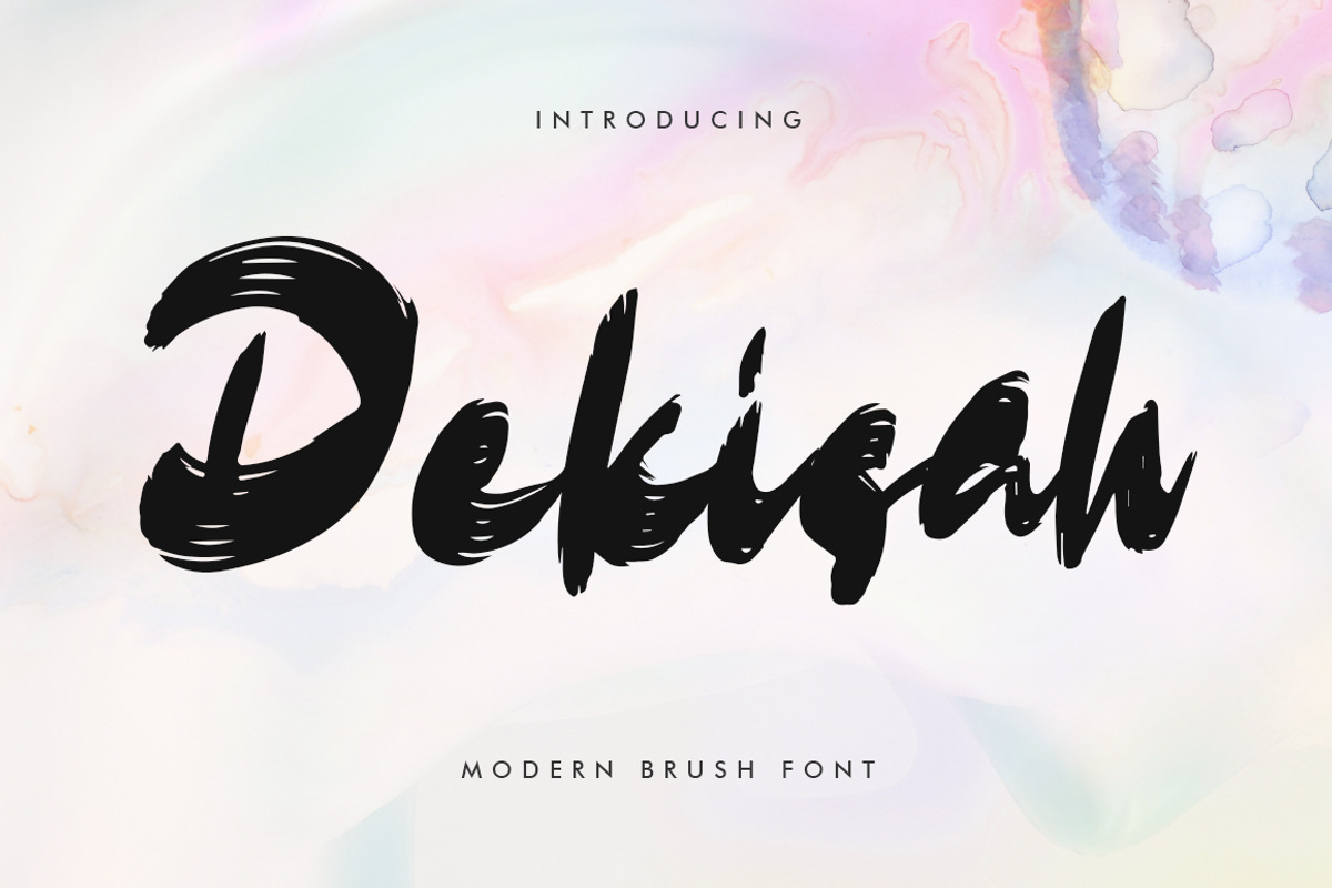 Dekisah, a Handwritten Font by Megatype (Photo 1 of 7)