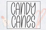 Candy Canes | Script Font, a Script Font by Scratchones (Thumbnail 1 of 8)