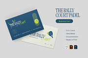 The Rally Court - Business Card, a Business Card Template by VUNIRA (Thumbnail 1 of 3)