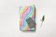 Rainbow Colored Surface Pattern, a Pattern Graphic by Quinn Lane Designs (Thumbnail 4 of 5)