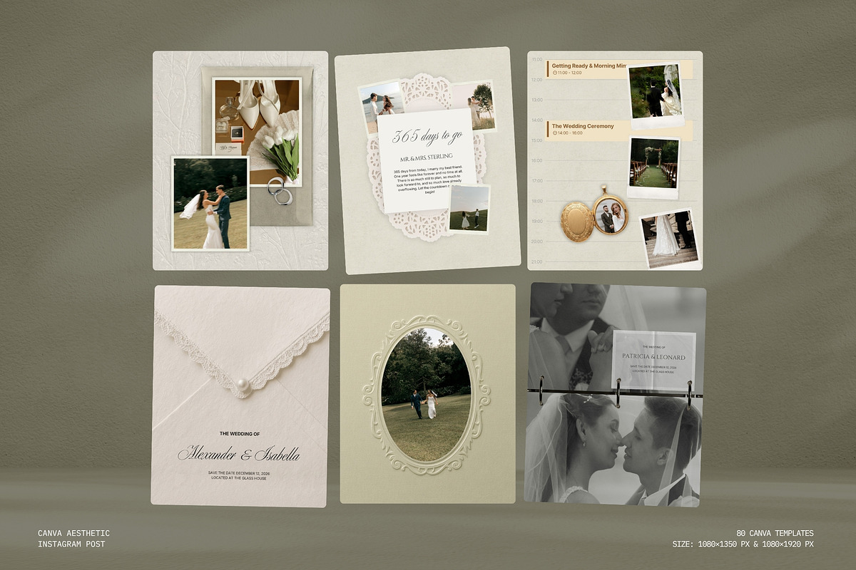 Quiet Luxury Bridal Kit, a Social Media Template by Pani Temp. (Photo 2 of 17)