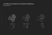 115 Vector Abstract Geometric Shapes, an Object Graphic by ME_COLLAGE (Thumbnail 4 of 12)