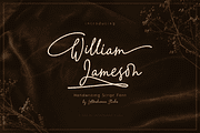 William Jameson Font, a Handwritten Font by Letterhanna Studio (Thumbnail 1 of 15)