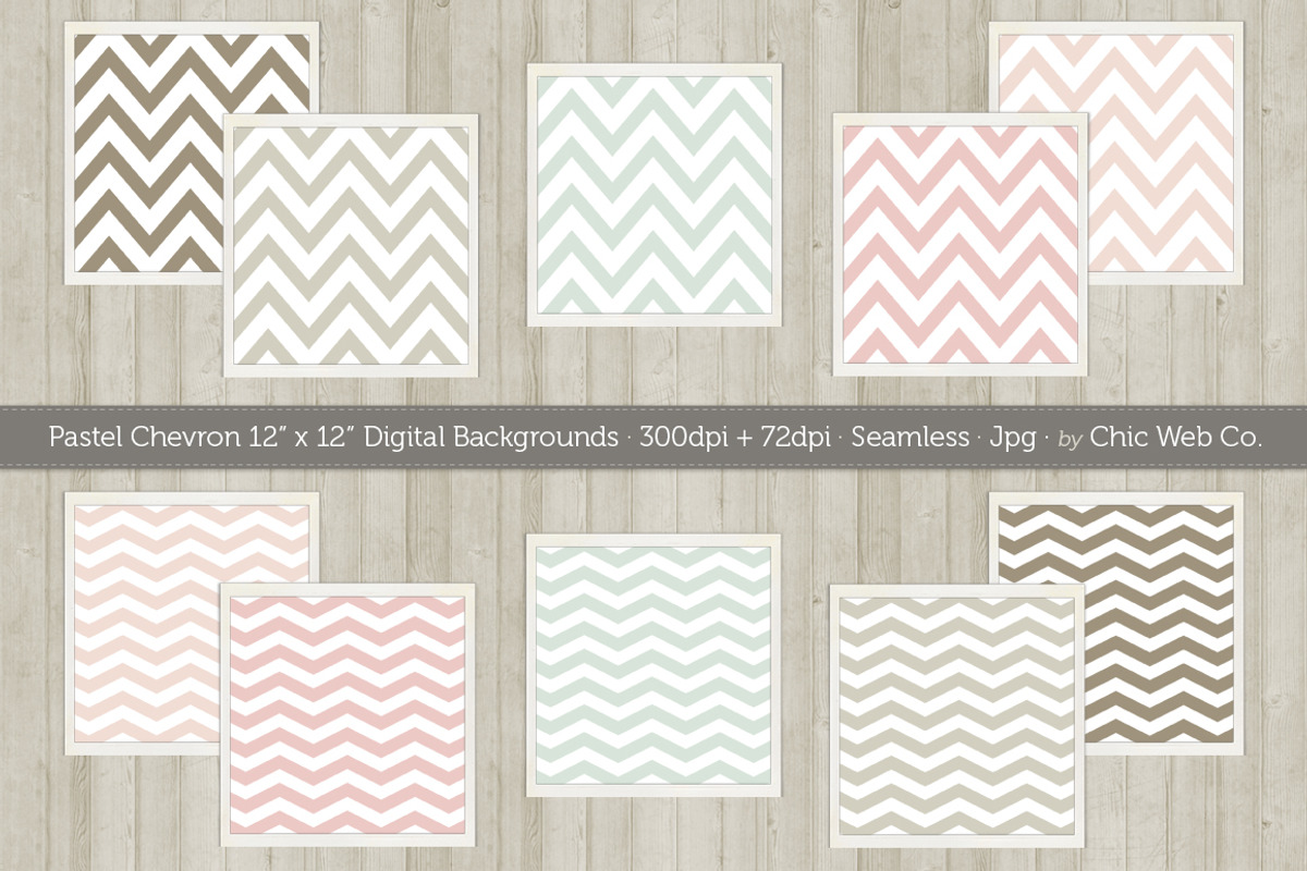 10 Chevron Seamless Web Patterns