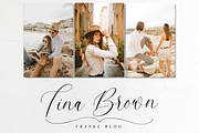 Bertany - Modern calligraphy font, a Script Font by Quothron (Thumbnail 2 of 7)