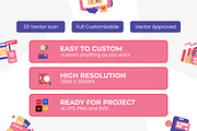 Digital Marketing Icon, an Object Illustration by Loin Studio (Thumbnail 2 of 3)