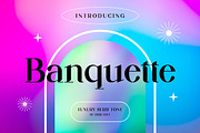 Banquette Luxury Serif Font, a Serif Font by UICreative (Thumbnail 1 of 12)