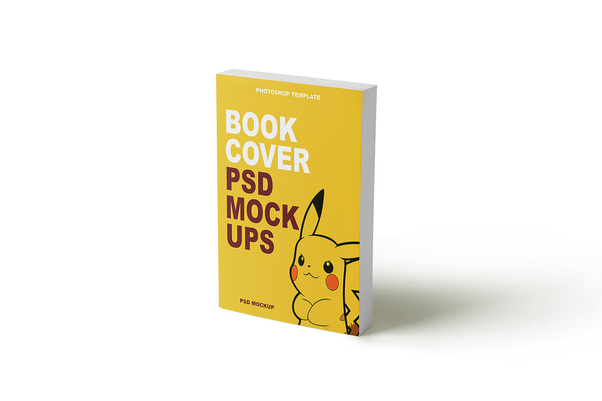 Book Cover Mockup, a Books & Magazine Mockup by mockupbuys (Photo 8 of 9)