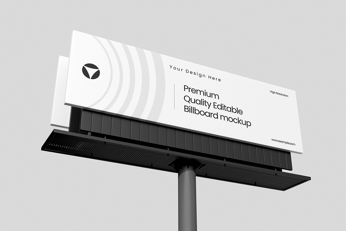 Commercial Billboard Mockup PSD, an Advertising Mockup by graphypix (Photo 3 of 4)