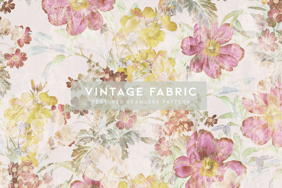 Vintage Fabric, a Wallpaper Graphic by MalyskaStudio (Photo 1 of 13)