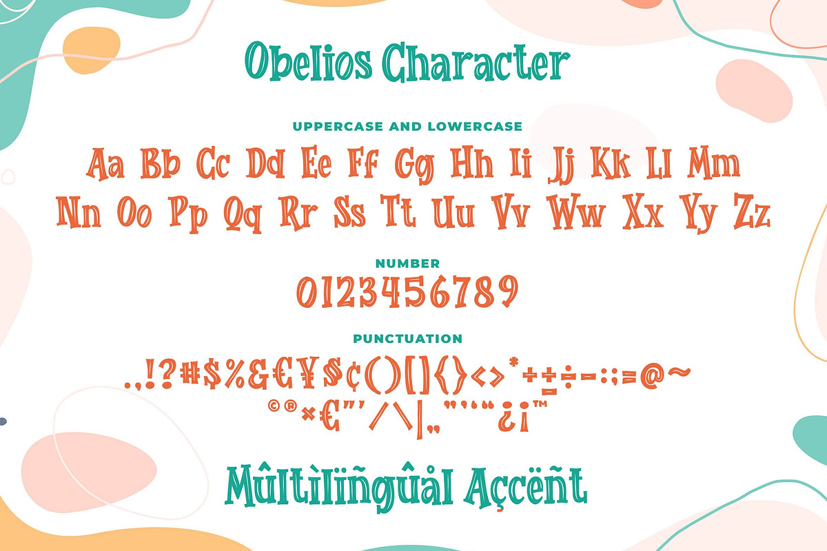 Obelios a Bouncy Serif Font, a Serif Font by Blankids Studio (Photo 5 of 6)