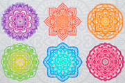 Mandalas set, a Decorative Illustration by Krolja (Thumbnail 4 of 9)