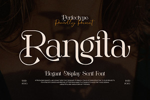 Rangita Elegant Ligature Serif Font