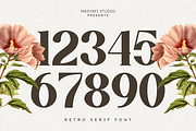 Norgia - Retro Serif Font, a Serif Font by Masyafi Studio (Thumbnail 2 of 8)