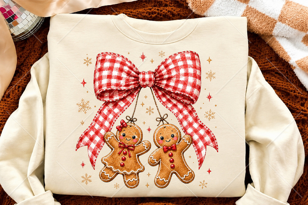 Christmas Gingerbread Coquette PNG, a Seasonal Illustration by Canvas Craft (Photo 4 of 6)