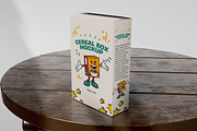 Cereal Box Mockup, a Packaging Mockup by xavier_studio (Thumbnail 2 of 5)