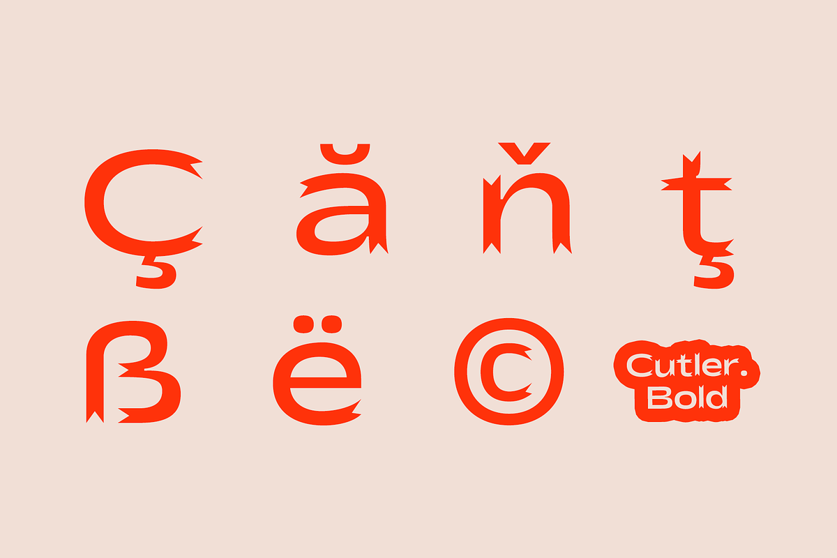 Cutler Sans | Cutting Edge Font, a Sans Serif Font by Jolicia Type (Photo 8 of 13)