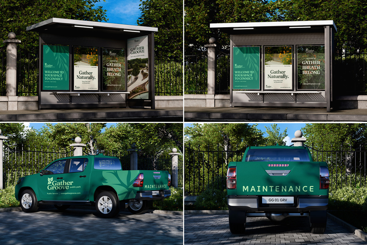39 Urban Park Advertising Mockups, an Advertising Mockup by Vitora Mockup (Photo 12 of 12)