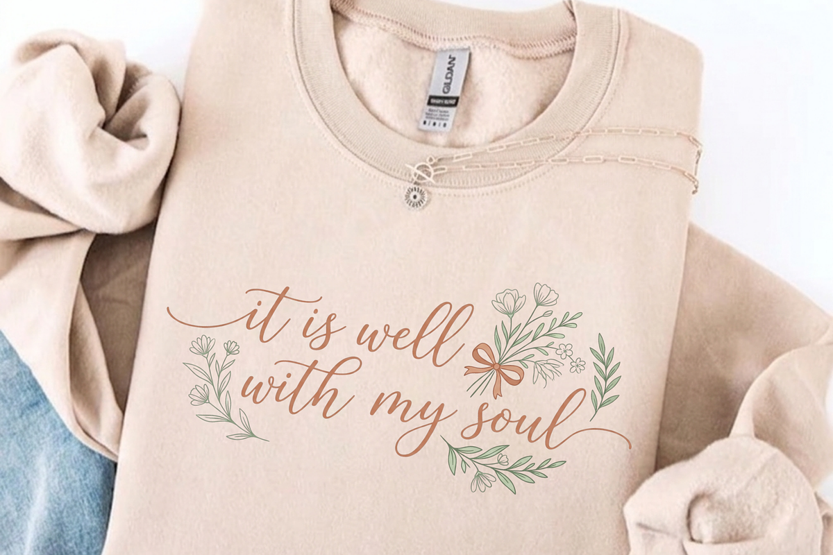 It Is Well With My Soul PNG, Trendy, a Graphic by Vector Portal (Photo 6 of 9)