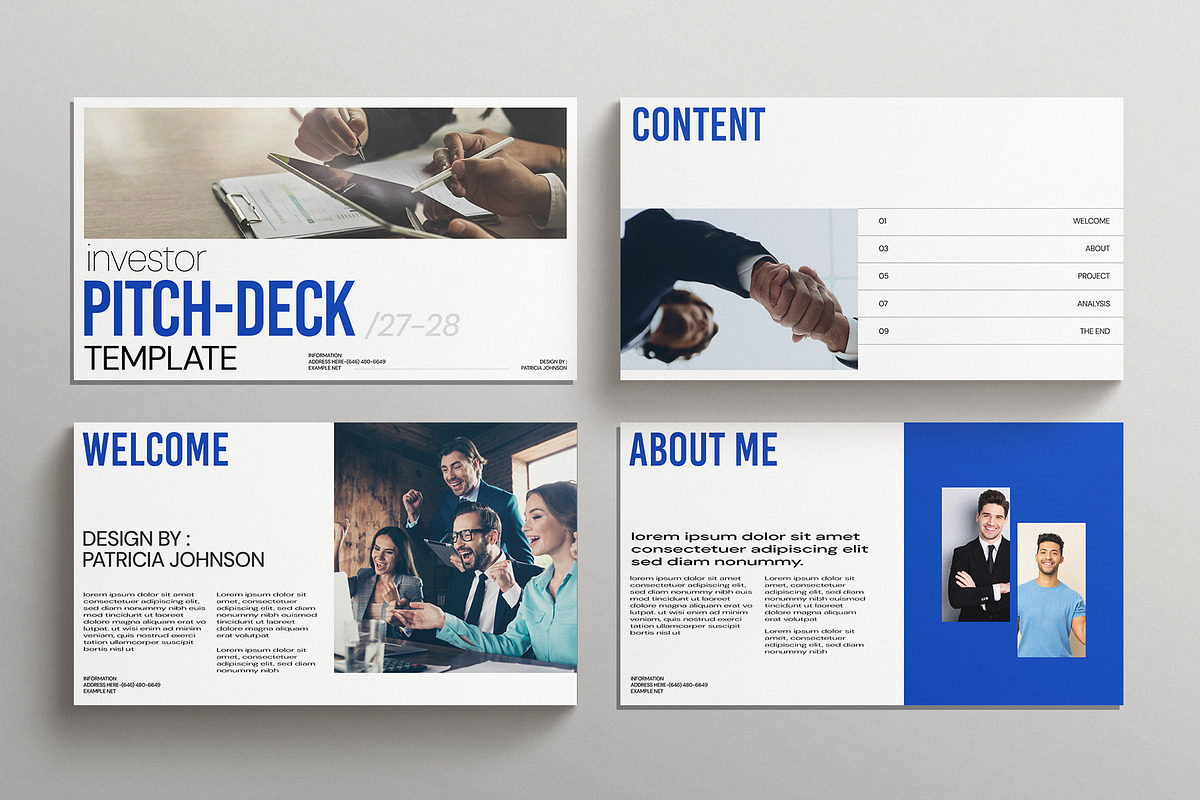 Investor Pitch Deck Presentation, a Presentation Template by E-Type (Photo 2 of 5)