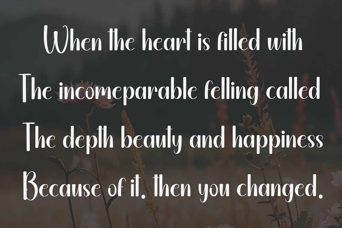 Sunrise, a Handwritten Font by InermediaSTUDIO (Photo 5 of 8)