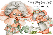 Whimsical Halloween Peeking Clipart, a Seasonal Illustration by SVGArt (Thumbnail 1 of 5)