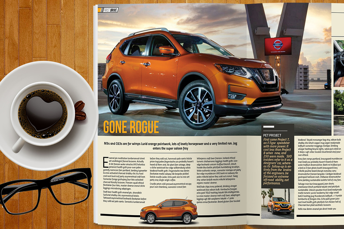 Car Magazine Template, a Magazine Template by Red Cactus Creative (Photo 6 of 18)
