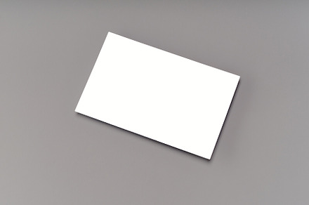 Modern business card mockup template on gray background, a Business Photo by Asya Nurullina