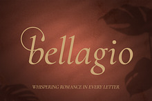 Bellagio - Elegant Italian Serif