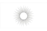 Sunburst Rays Vector Bundle Bundle, an Illustration by yasushie (Thumbnail 13 of 31)
