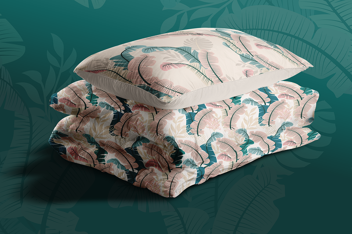 TROPICAL LEAVES Vector Patterns, a Pattern Graphic by Madebyia (Photo 8 of 10)