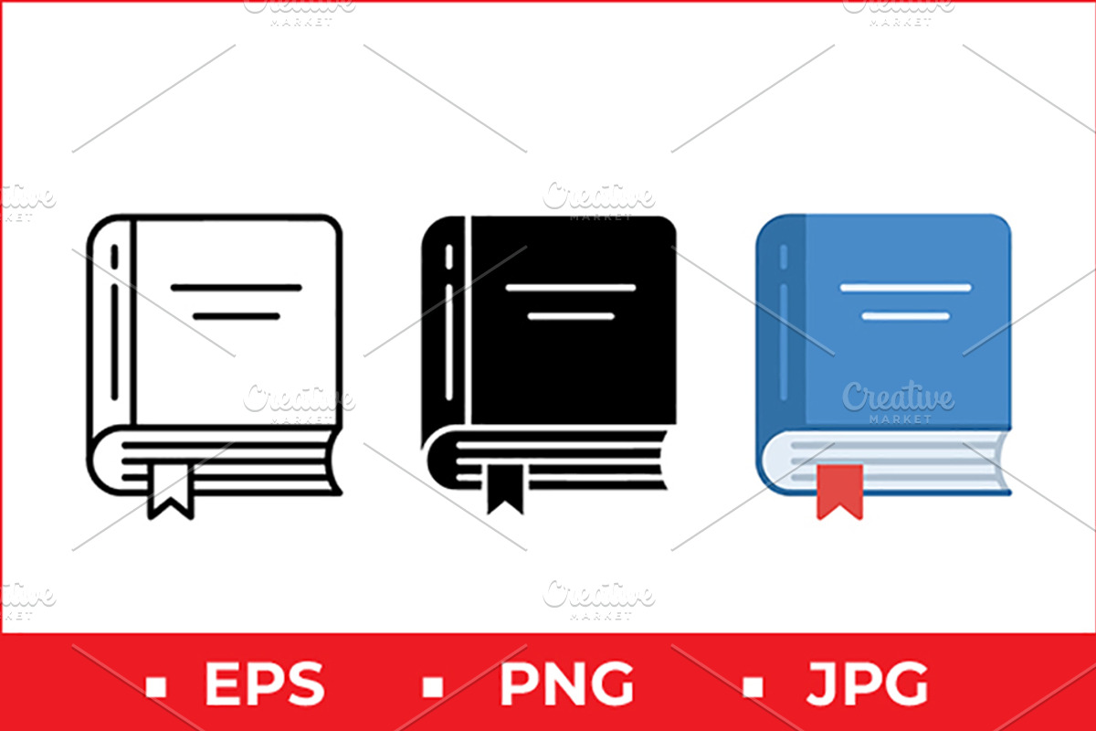 Bookmarked Book Vector Graphic, a Solid Icon by Artonix (Photo 1 of 2)