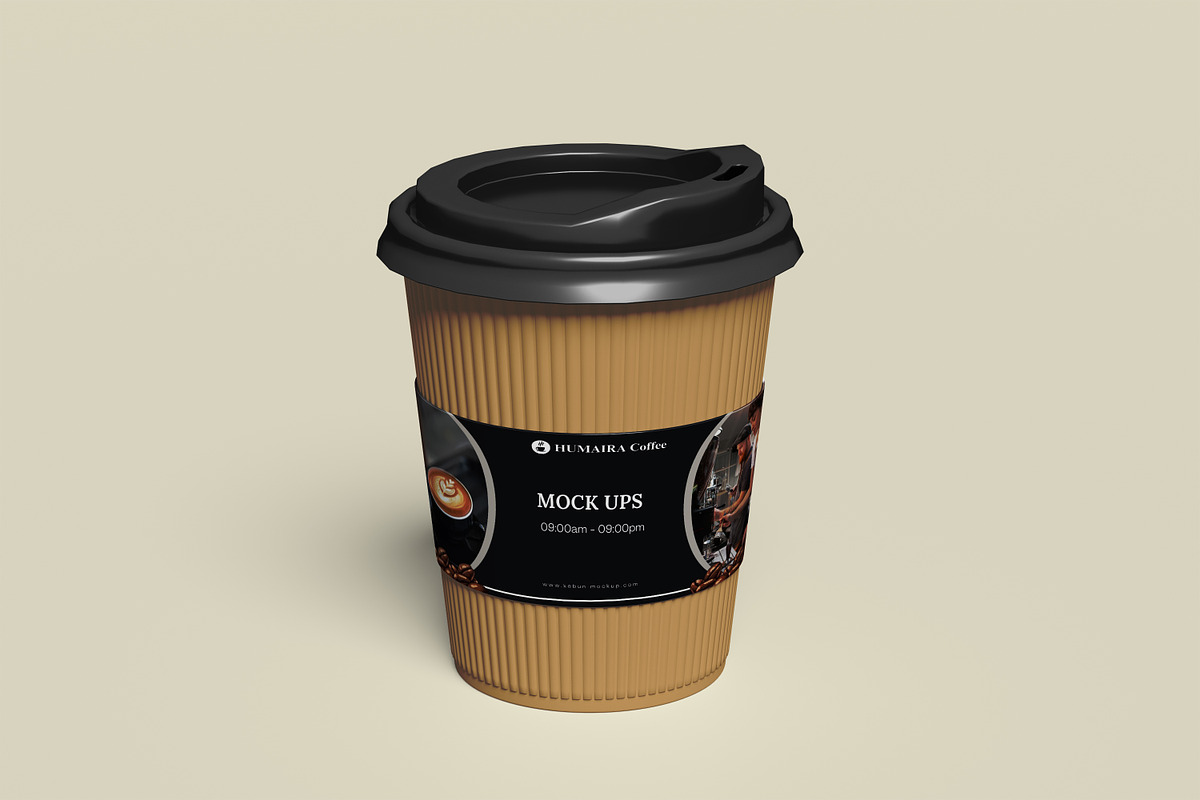 coffee cup mockup, a Cups & Container Mockup by kebunmockup (Photo 3 of 5)