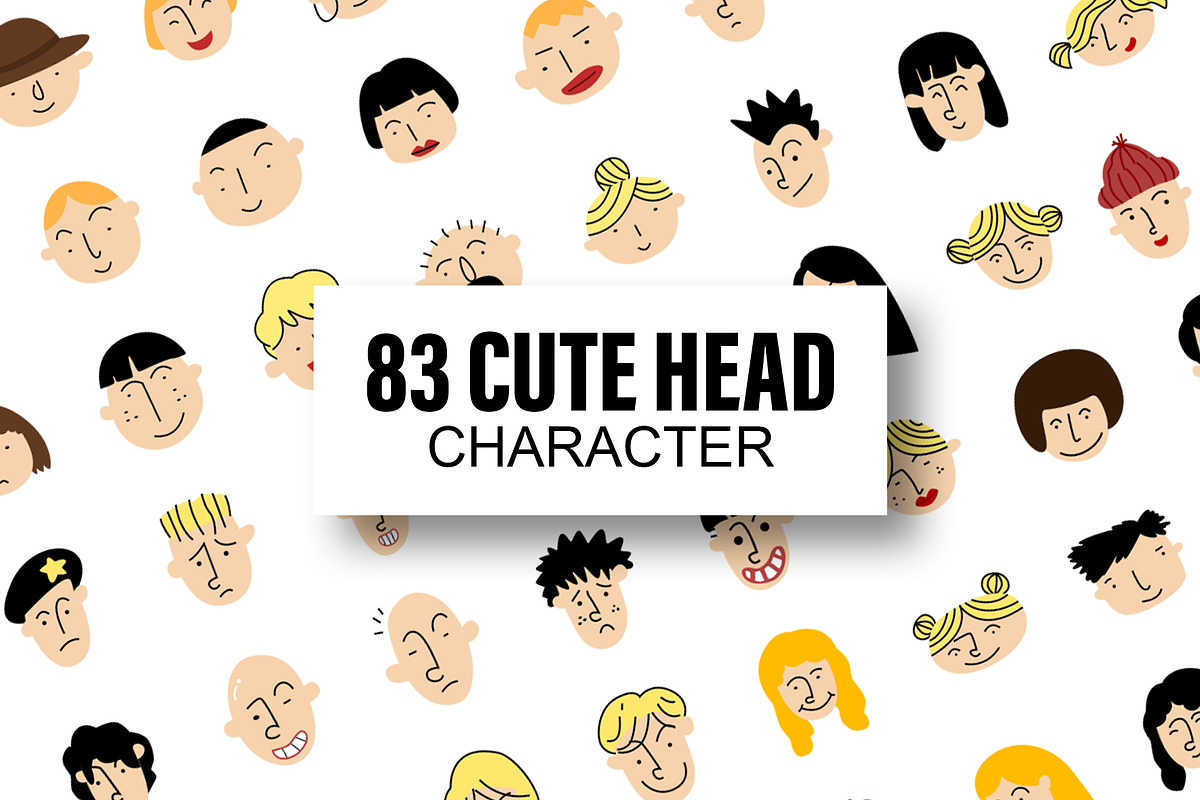Head Character Design, a Person Illustration by freeject.net (Photo 1 of 2)