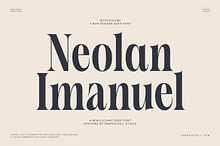 Neolan Imanuel Modern Serif Font