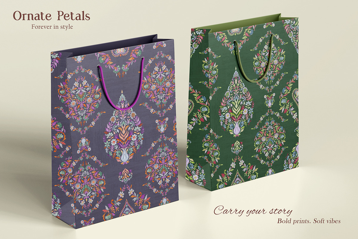 Ornate Petals Prints & Patterns, a Pattern Graphic by GND ART STUDIO (Photo 7 of 8)