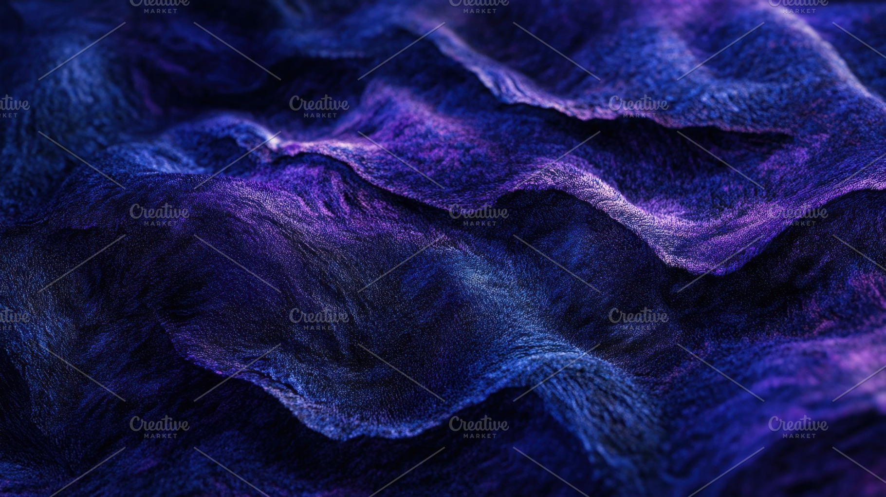 Deep blue and purple waves, a Photo by Beautiful things