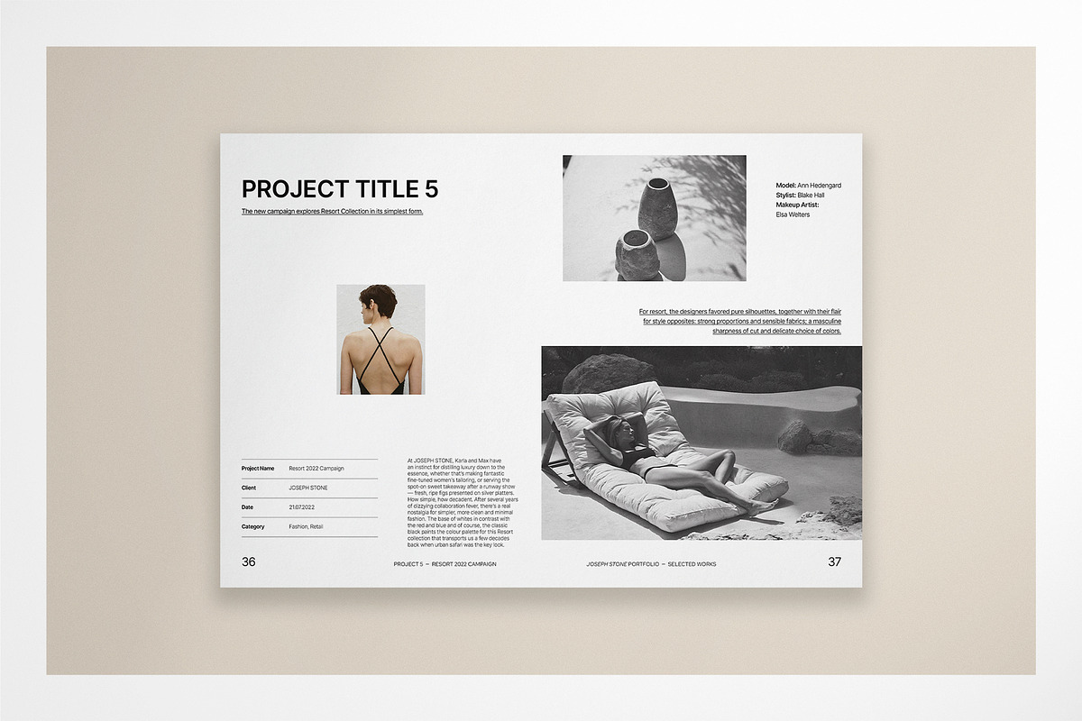JOSEPH STONE / Portfolio & Resume, a Brochure Template by Studio Dara (Photo 13 of 14)