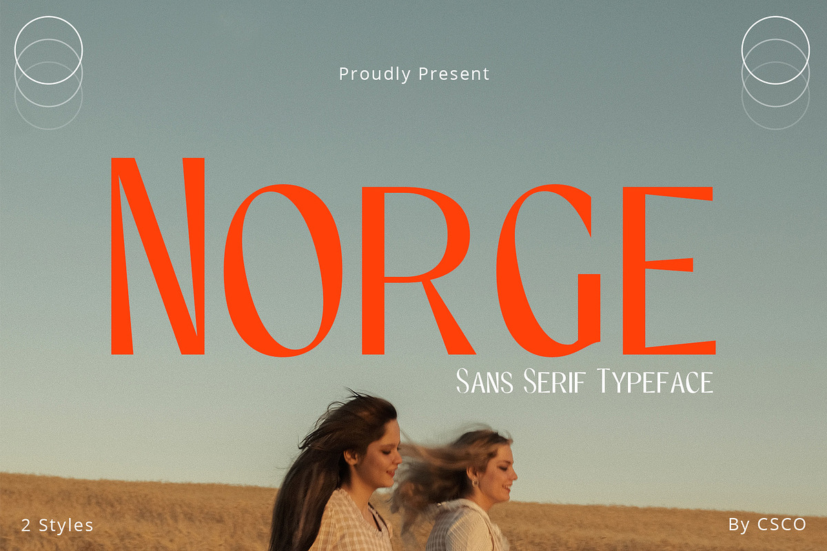 Norge – Contemporary Sans Serif, a Sans Serif Font by Craft Supply Co. (Photo 1 of 8)