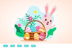 Easter Bunny With Egg