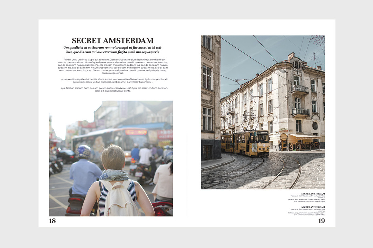 Paradise Magazine Template, a Magazine Template by N A N D U Z D E S I G N (Photo 10 of 15)