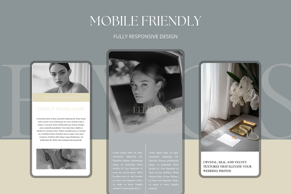Elle Voss - WIX Website Template preview 7