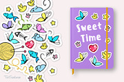 Sweet Time | Sticker Pack, an Illustration by TaniCreatures (Thumbnail 3 of 8)