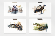 Safari Watercolor Collection, an Animal Illustration by artsy-fartsy (Thumbnail 13 of 13)