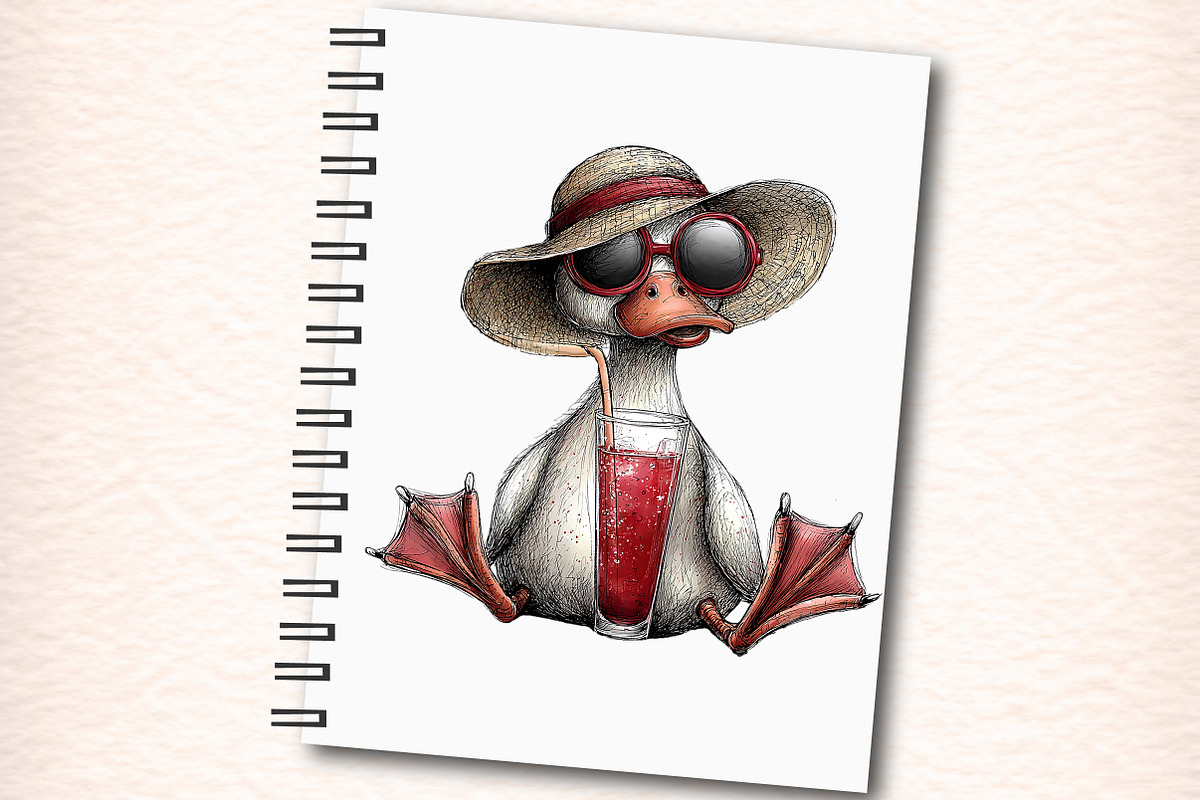Whimsical Summer Animal Clipart, an Illustration by Digital Artistic99 (Photo 6 of 11)