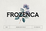 Frozenca Modern Serif Display Font, a Serif Font by UICreative (Thumbnail 1 of 12)