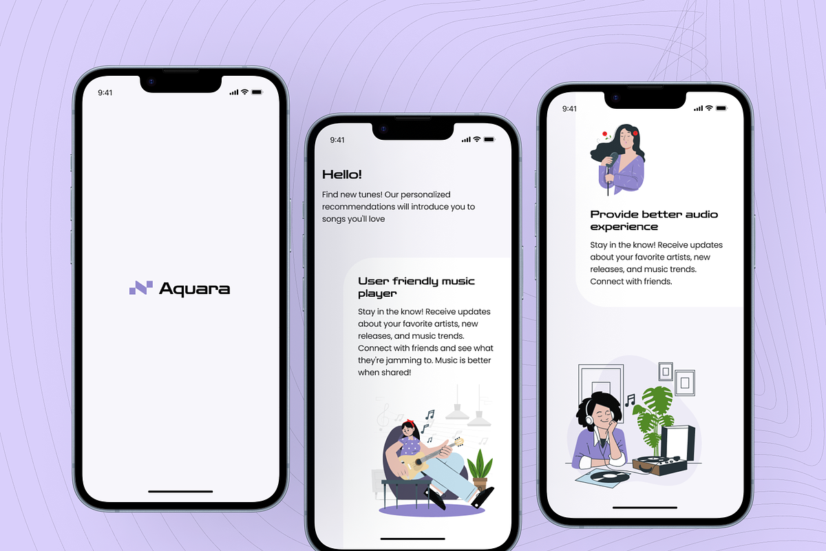 Aquara - Music App UI Kit, an UI Kit Template by Digibulbo (Photo 6 of 8)